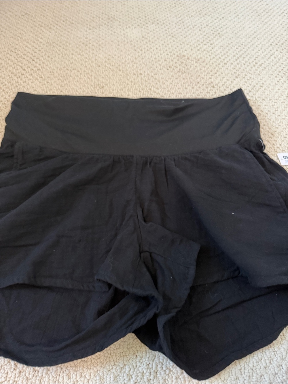 Old Navy Black Maternity Active Shorts